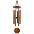 Windspiel 90 cm aus Metall und Holz in Kupferbraun zum Aufhängen