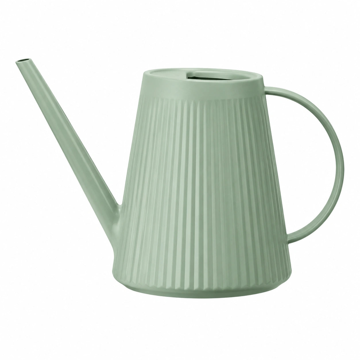Gießkanne 1.5 L aus Kunststoff Salbeigrün mit Langtülle für Zimmer und Garten
